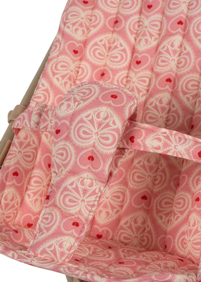 Konges Sloejd Doll Stroller Lacy Pink - Swanky Boutique 8