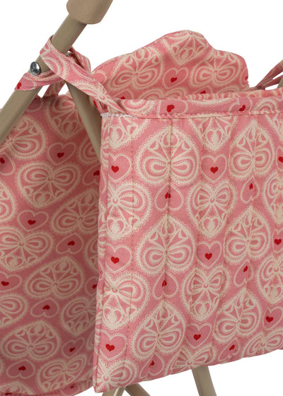 Konges Sloejd Doll Stroller Lacy Pink - Swanky Boutique 8