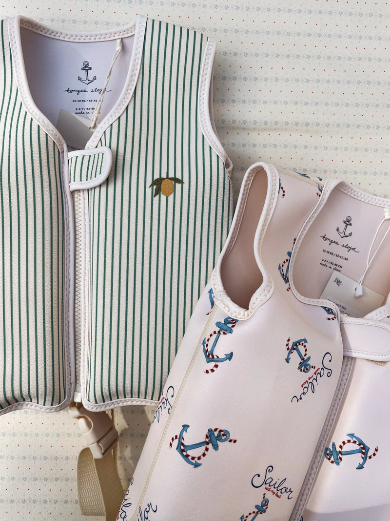 Konges Sloejd ELLIS SWIM VEST Rock My Boat  - Swanky Boutique Malta 