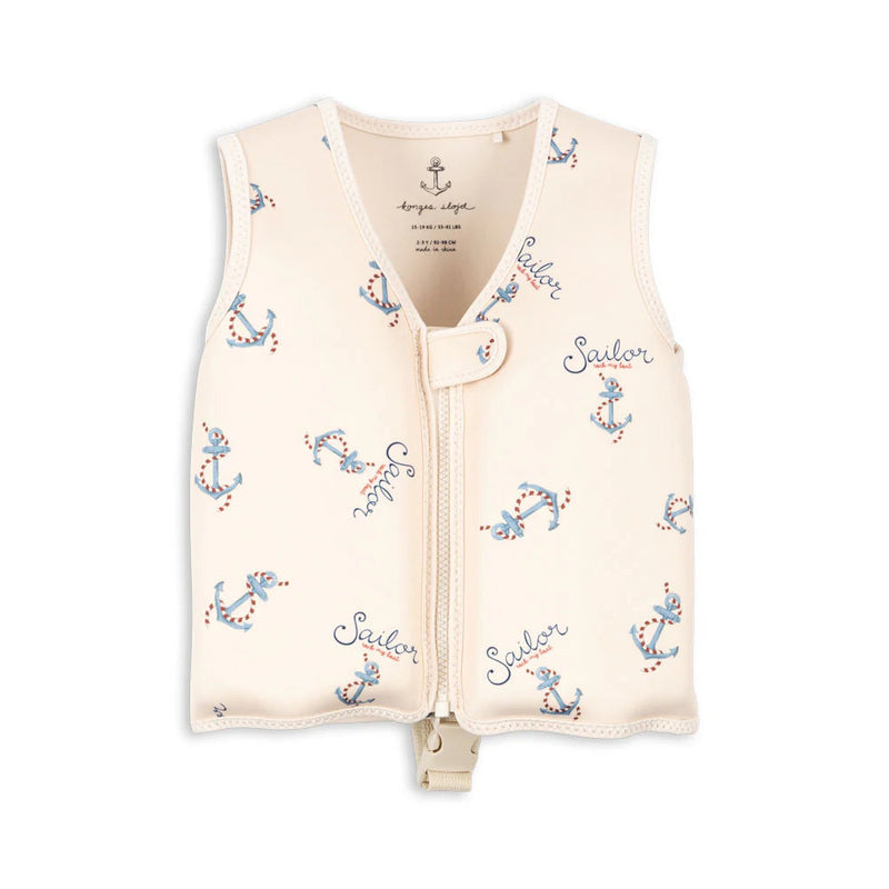 Konges Sloejd ELLIS SWIM VEST Rock My Boat  - Swanky Boutique Malta 