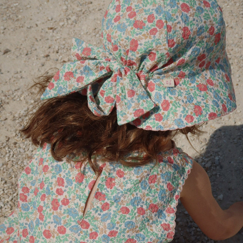 Konges Sloejd Elin Bow Sun Hat Gots SwankyBoutique Malta 