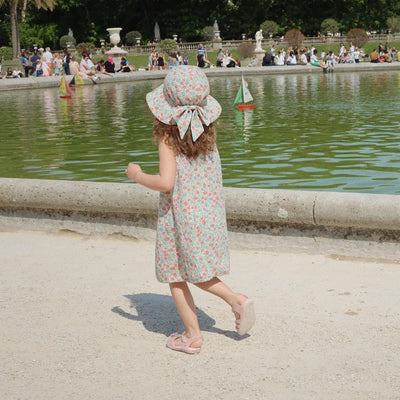 Konges Sloejd Elin Bow Sun Hat Gots SwankyBoutique Malta 