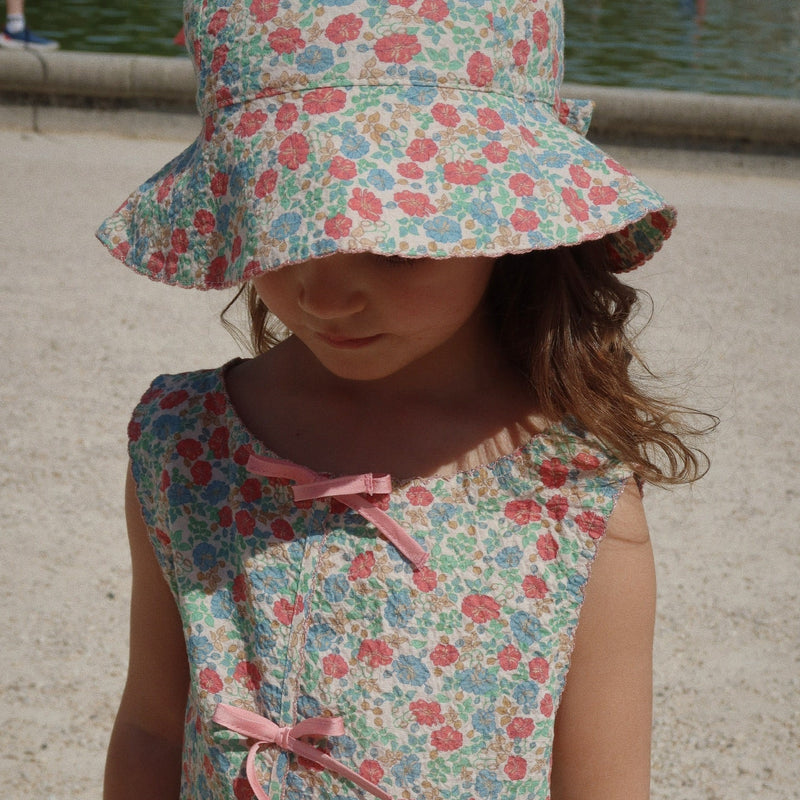 Konges Sloejd Elin Bow Sun Hat Gots SwankyBoutique Malta 