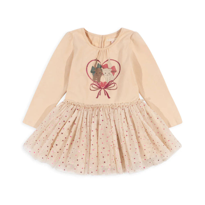 green emerald velvet dress Konges Sløjd Fairy Ballerina Dress Etoile Pink Sparkle – Petit Bazaar main image 0