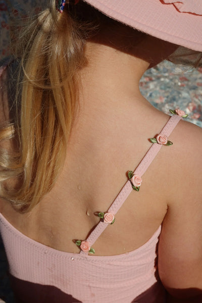 Konges Sloejd Fleuri Swimsuit Powder Pink - Swanky Boutique Malta