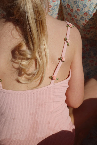 Konges Sloejd Fleuri Swimsuit Powder Pink - Swanky Boutique Malta