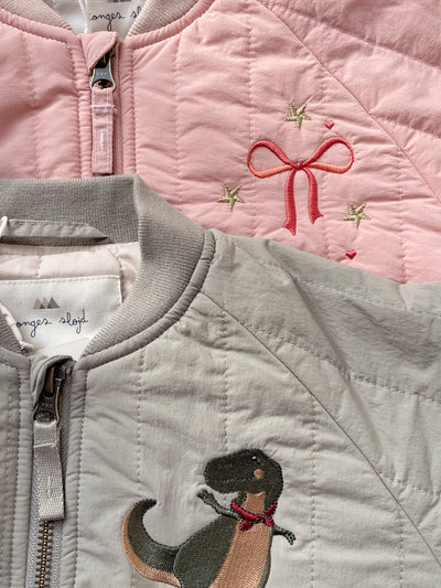 Juno Bomber Jacket - Mellow Rose Unicorns