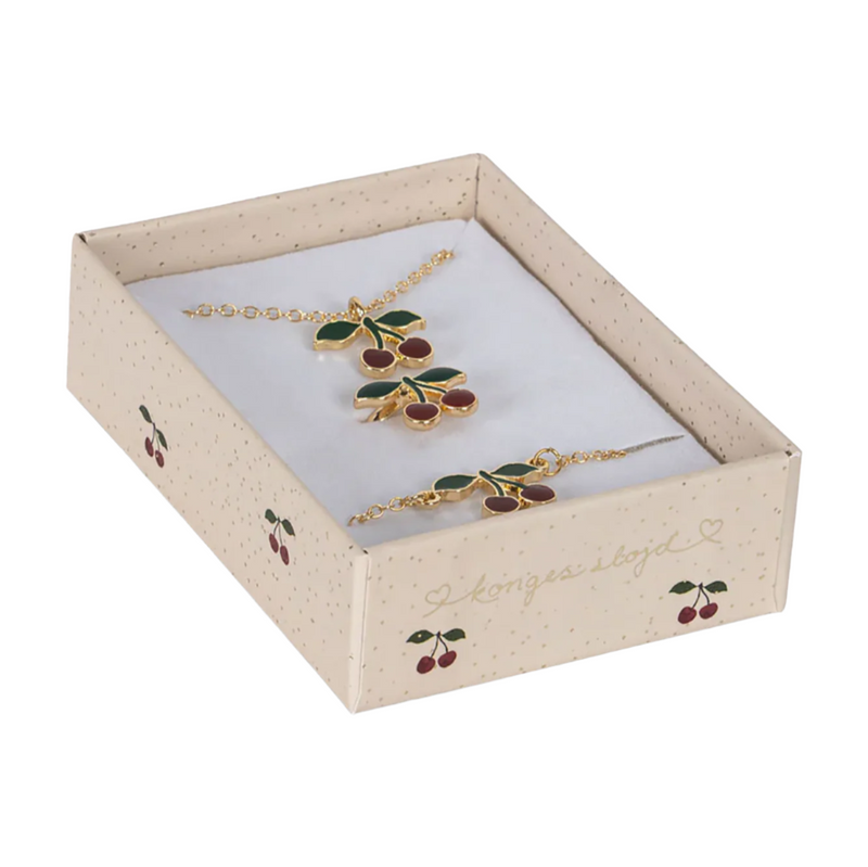 Konges Sloejd Jewelry Set - Cherry - Swanky Boutique