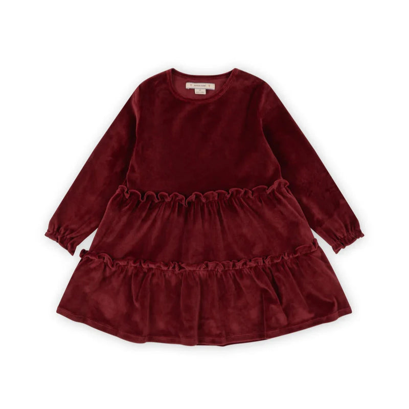 Konges Sloejd Jingle Dress Red Dahlia - Swanky Boutique