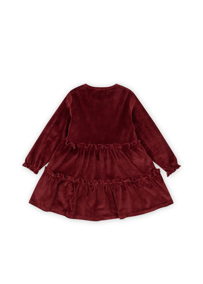 Konges Sloejd Jingle Dress Red Dahlia - Swanky Boutique
