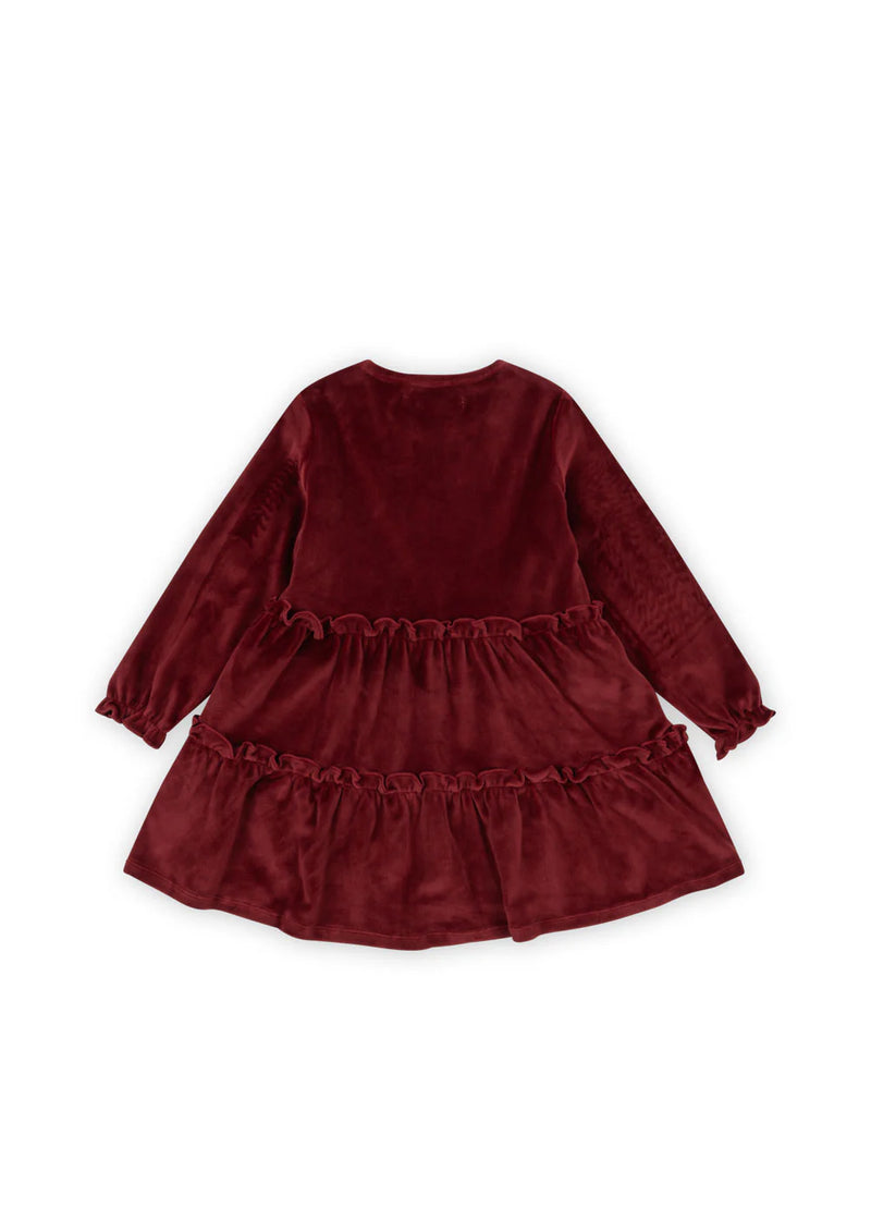 Konges Sloejd Jingle Dress Red Dahlia - Swanky Boutique