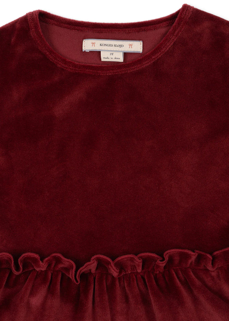 Konges Sloejd Jingle Dress Red Dahlia - Swanky Boutique
