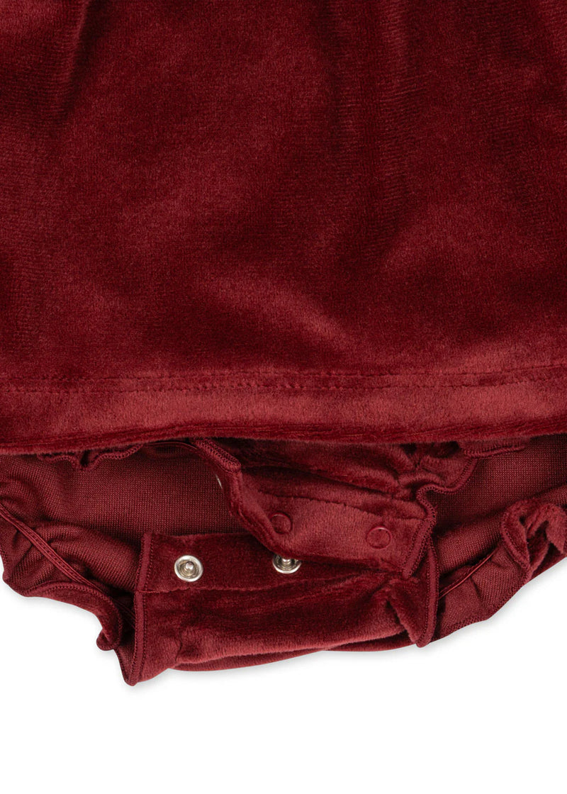 Konges Sloejd Jingle Romper Dress Red Dahlia - Swanky Boutique
