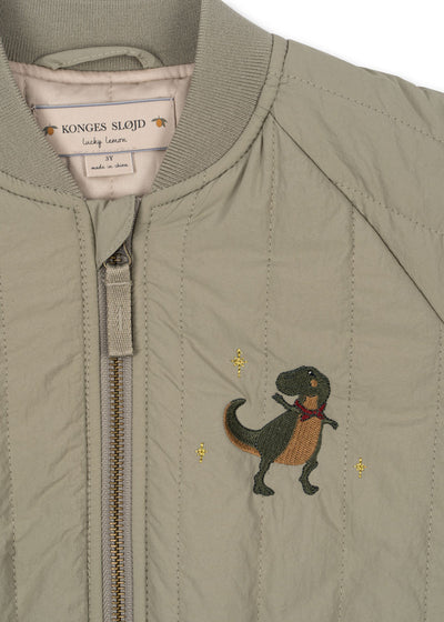 Juno Bomber Jacket - Laurel Oak Dinosaurs