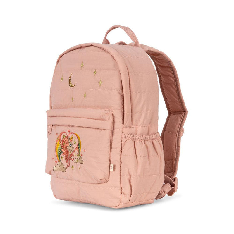 Konges Sloejd Juno Quilted Backpack Mellow Rose - Swanky Boutique