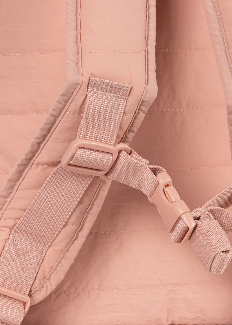 Konges Sloejd Juno Quilted Backpack Mellow Rose - Swanky Boutique