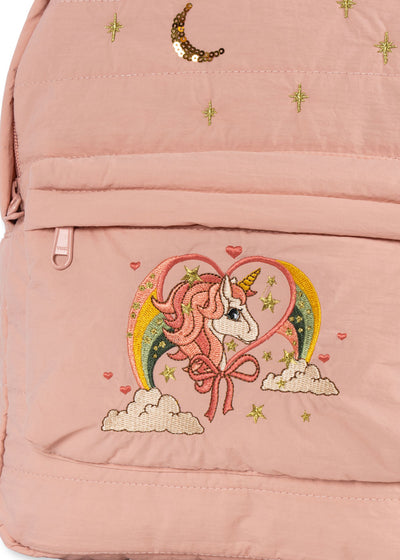 Konges Sloejd Juno Quilted Backpack Mellow Rose - Swanky Boutique