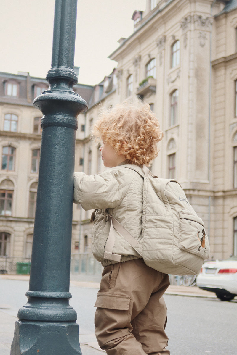 Backpack Quilted, Midi H32cm - Laurel Oak Dino Dance