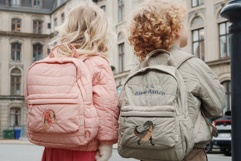 Backpack Quilted, Midi H32cm - Laurel Oak Dino Dance