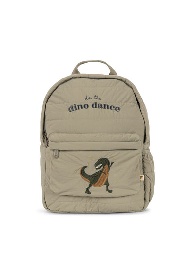 Konges Sloejd Juno Quilted Backpack Midi Laurel Oak - Swanky Boutique 