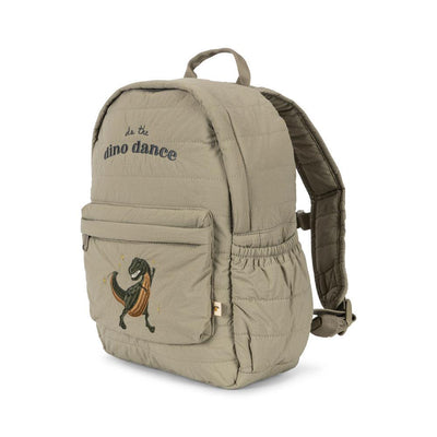 Konges Sloejd Juno Quilted Backpack Midi Laurel Oak - Swanky Boutique 