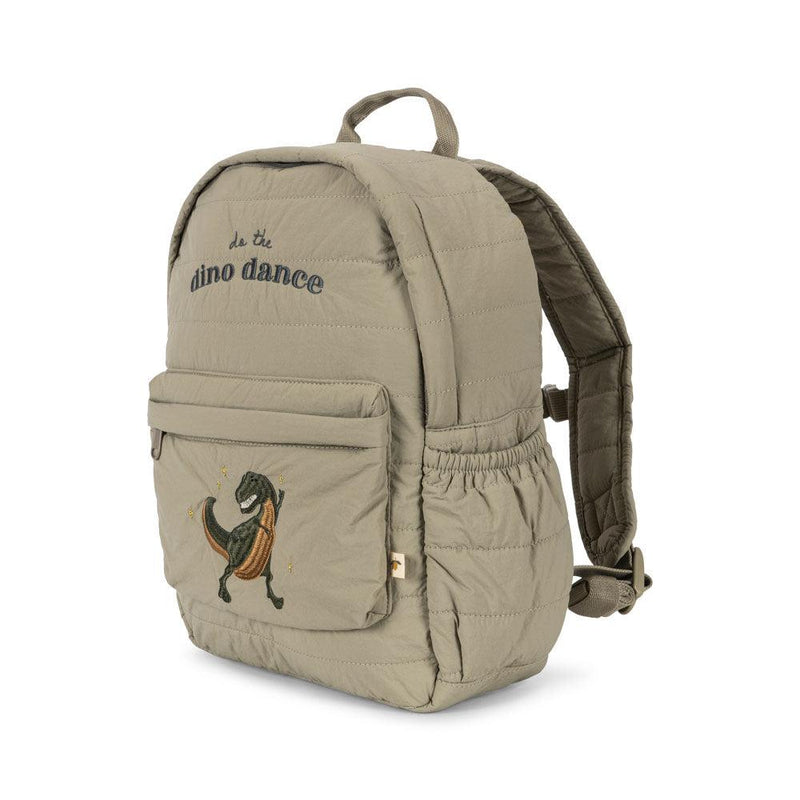 Konges Sloejd Juno Quilted Backpack Midi Laurel Oak - Swanky Boutique 