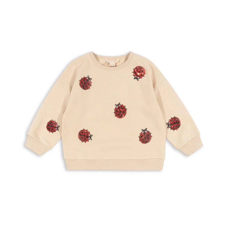 Konges Sloejd LOU LADYBUG GLITTER SWEATSHIRT OCS - Swanky Boutique