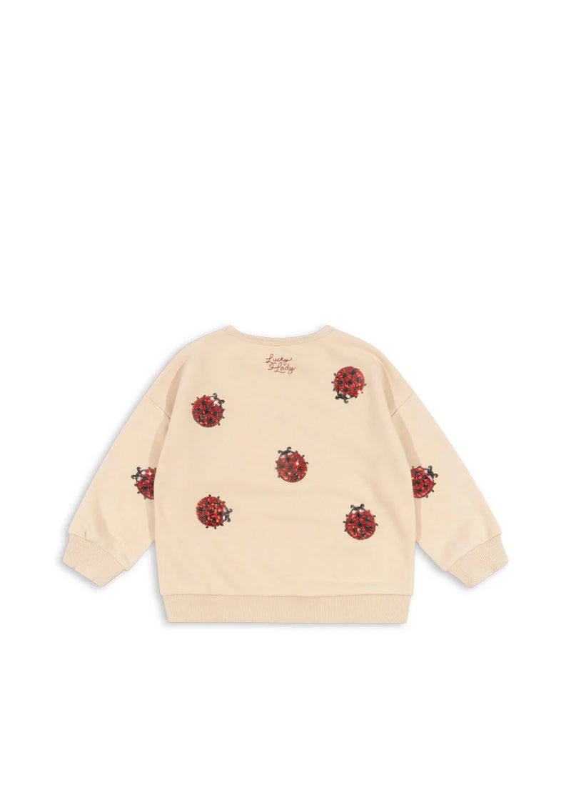 Konges Sloejd LOU LADYBUG GLITTER SWEATSHIRT OCS - Swanky Boutique