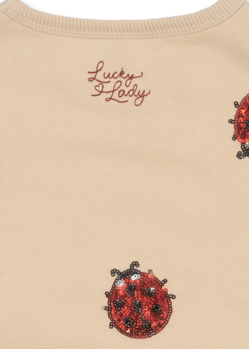 Konges Sloejd LOU LADYBUG GLITTER SWEATSHIRT OCS - Swanky Boutique