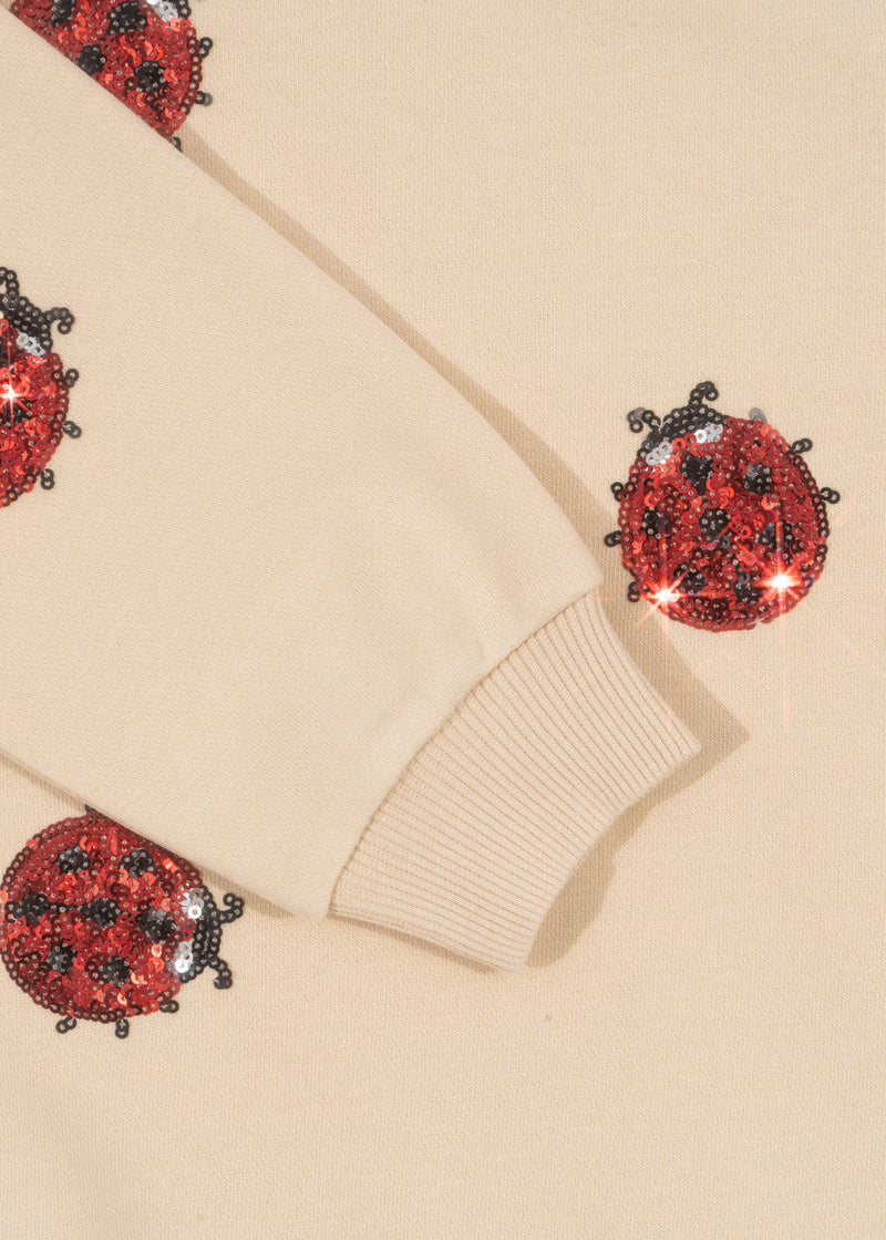 Konges Sloejd LOU LADYBUG GLITTER SWEATSHIRT OCS - Swanky Boutique