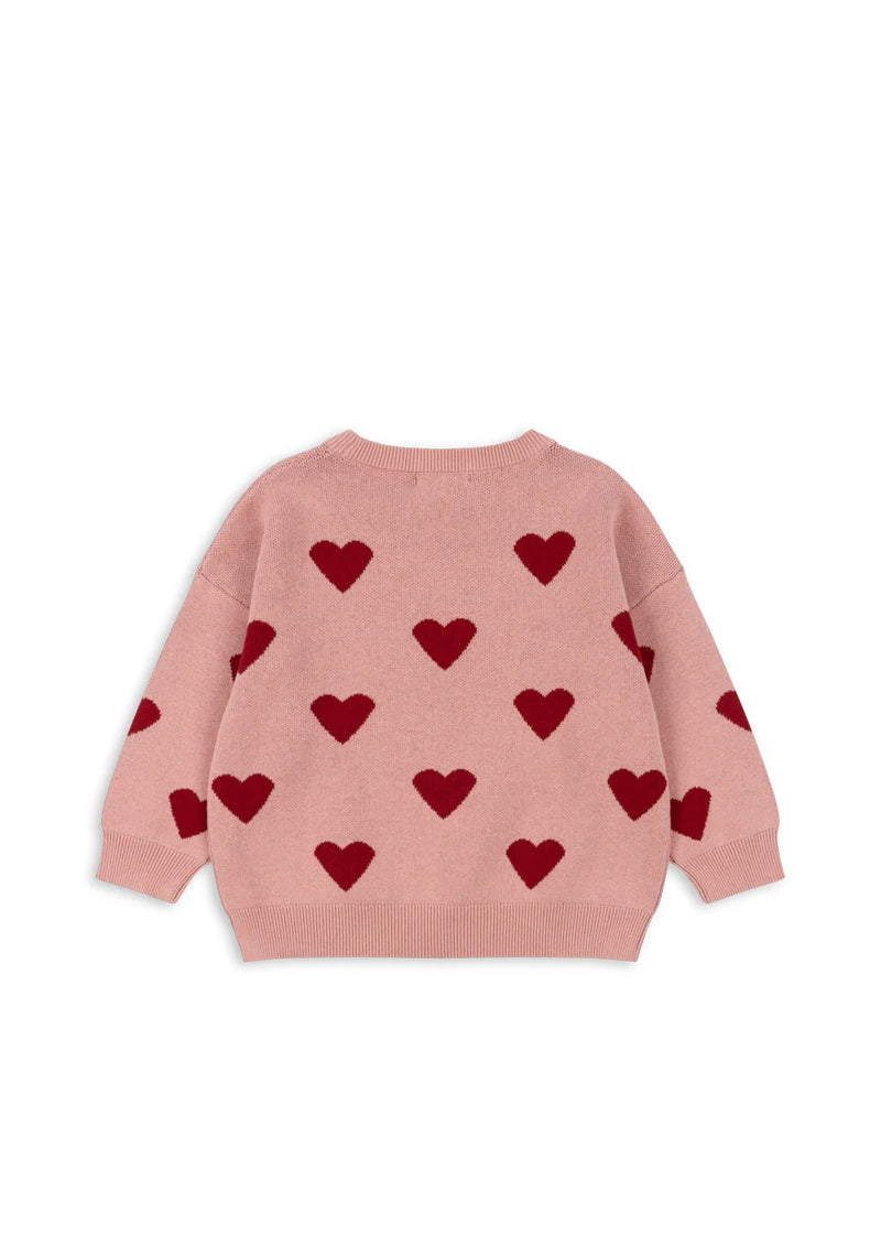 Konges Sloejd Lapis Knit Blouse Mellow Rose - Swanky Boutique