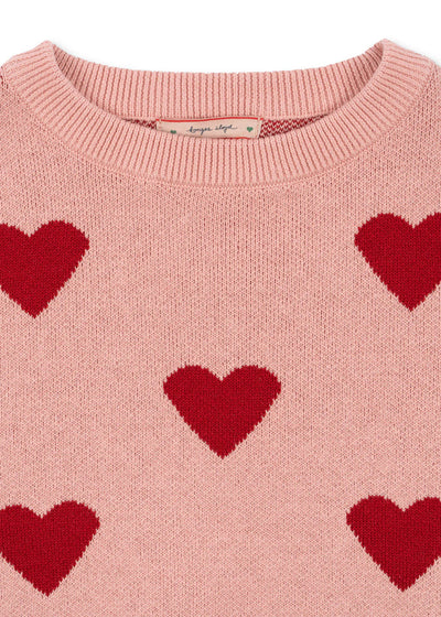 Konges Sloejd Lapis Knit Blouse Mellow Rose - Swanky Boutique