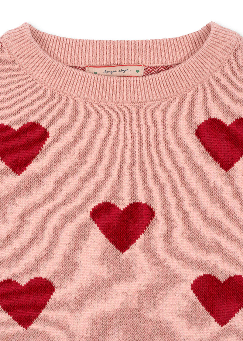 Konges Sloejd Lapis Knit Blouse Mellow Rose - Swanky Boutique