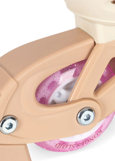 Konges Sloejd Light Up Roller Skates Cherry Blush - Swanky Boutique