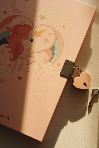 Konges Sloejd MY LITTLE DIARY FSC - horn stars - Swanky Boutique