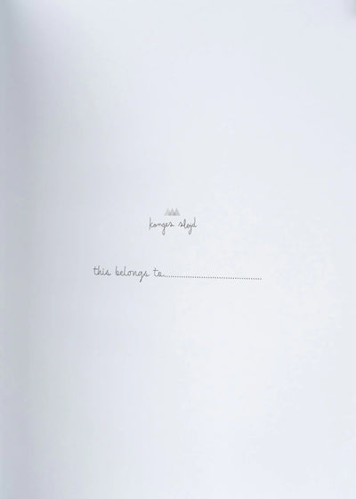 Konges Sloejd MY LITTLE DIARY FSC - horn stars - Swanky Boutique