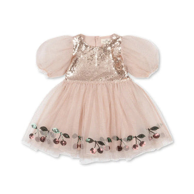 Konges Sloejd Mei Dress Gold Blush - Swanky Boutique