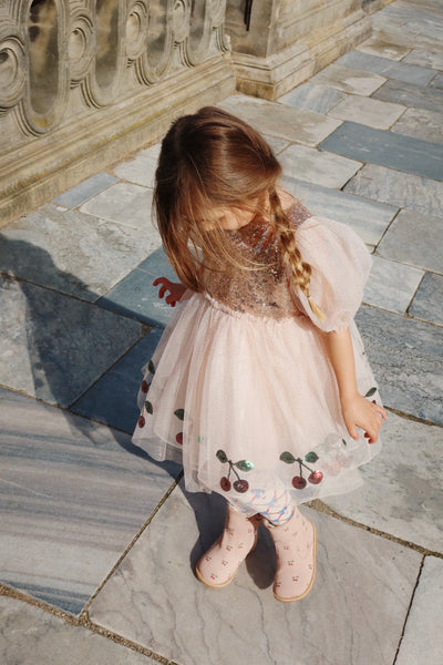 Mei Dress - Gold Blush