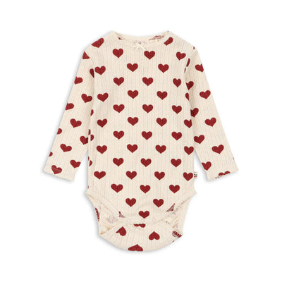 Konges Sloejd Minnie Newborn Body Amour Rouge-Swanky Boutique
