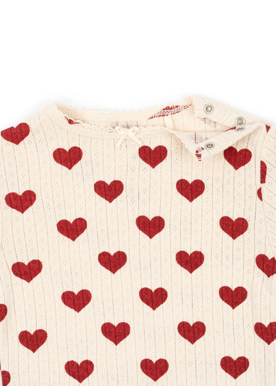 Konges Sloejd Minnie Newborn Body Amour Rouge-Swanky Boutique
