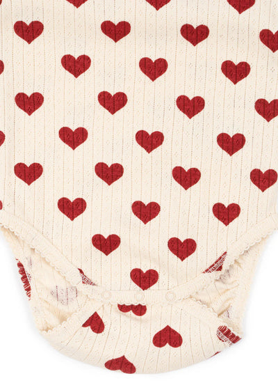 Konges Sloejd Minnie Newborn Body Amour Rouge-Swanky Boutique
