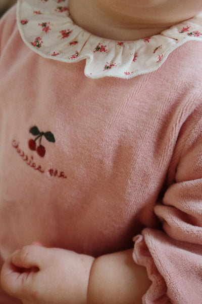 Konges Sloejd Onesie Miffa Frill - Mellow Rose - Swanky Boutique