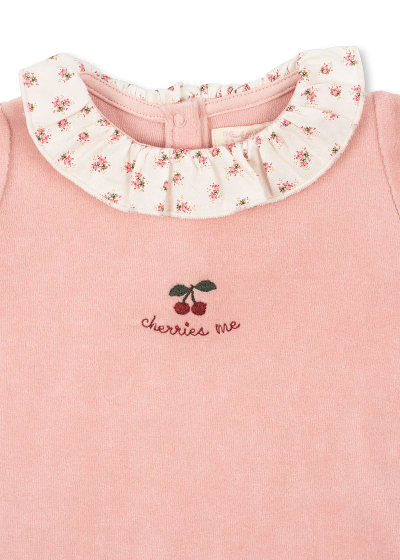 Konges Sloejd Onesie Miffa Frill - Mellow Rose - Swanky Boutique