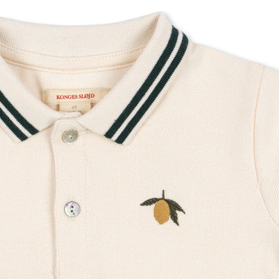 Konges Sloejd- Polo Shirt, Florian- Antique White -Swanky Boutique Malta 