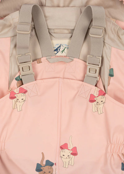 Konges Sloejd RAINY PALME SET GIRL Bow Kitty Pink - Swanky Boutique