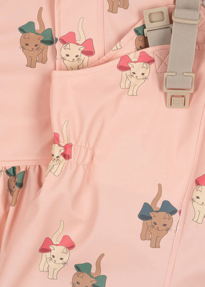 Konges Sloejd RAINY PALME SET GIRL Bow Kitty Pink - Swanky Boutique