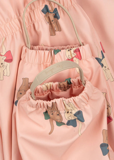 Konges Sloejd RAINY PALME SET GIRL Bow Kitty Pink - Swanky Boutique