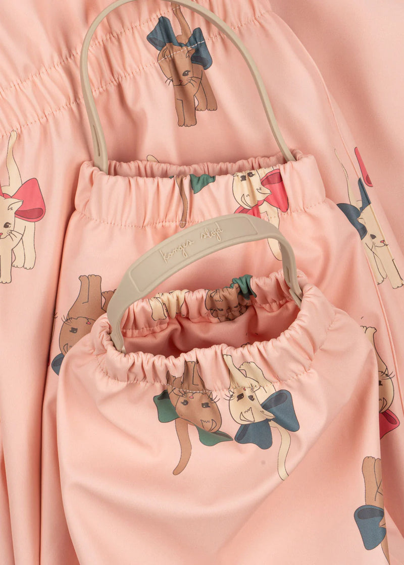 Konges Sloejd RAINY PALME SET GIRL Bow Kitty Pink - Swanky Boutique