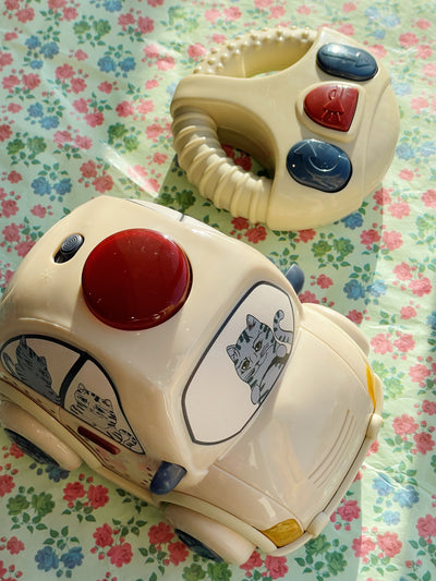 Konges Sloejd Remote Control Police Car Beige - Swanky Boutique