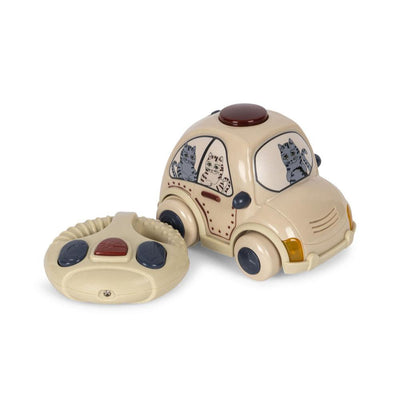 Konges Sloejd Remote Control Police Car Beige - Swanky Boutique